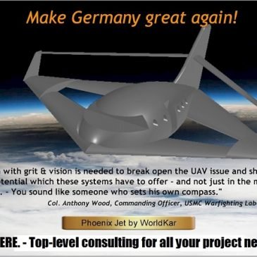 Make Germany great again with unequaled UAV technology